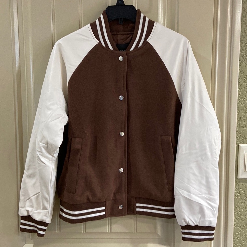 Varsity Style Jacket By Love Tree Brand. Nwot!